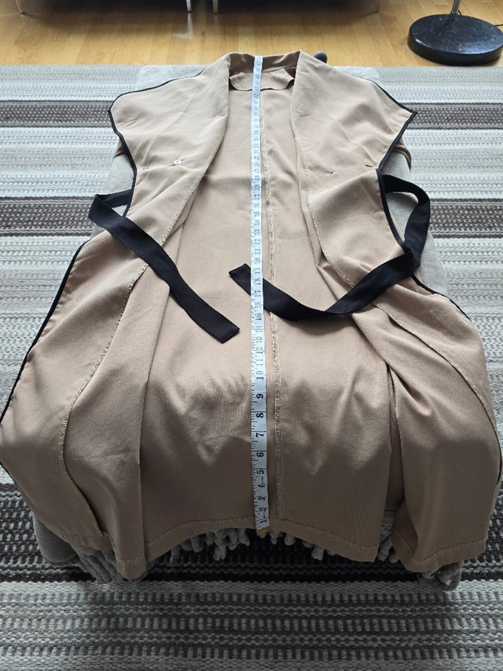 Shein trench coat/cardigan style light weight with belt 3XL - Picture 5 of 7